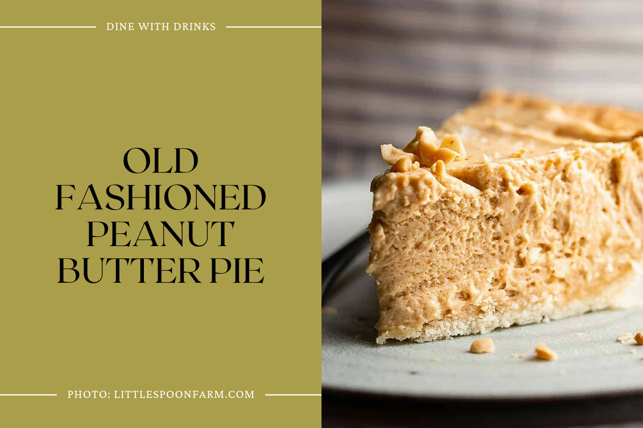 Old Fashioned Peanut Butter Pie