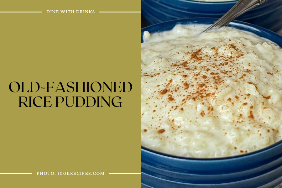 Old-Fashioned Rice Pudding