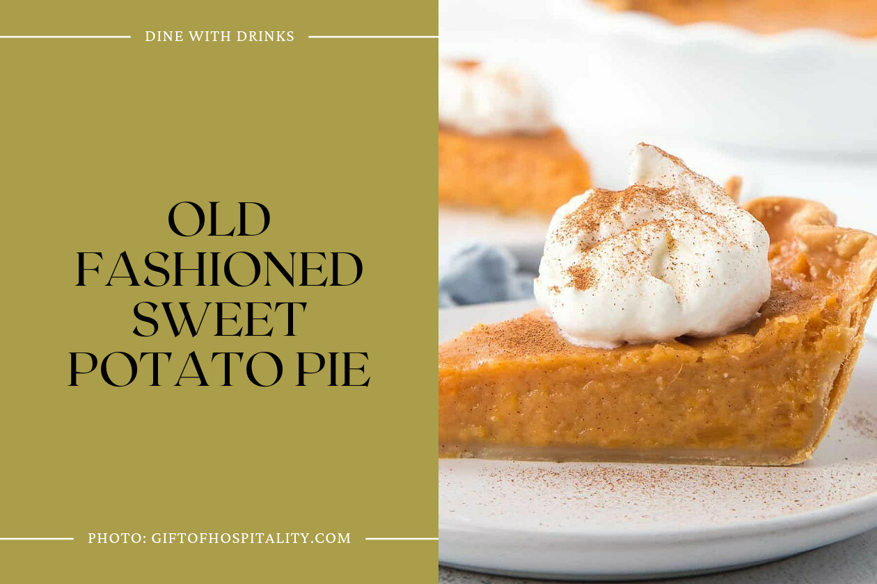 Old Fashioned Sweet Potato Pie
