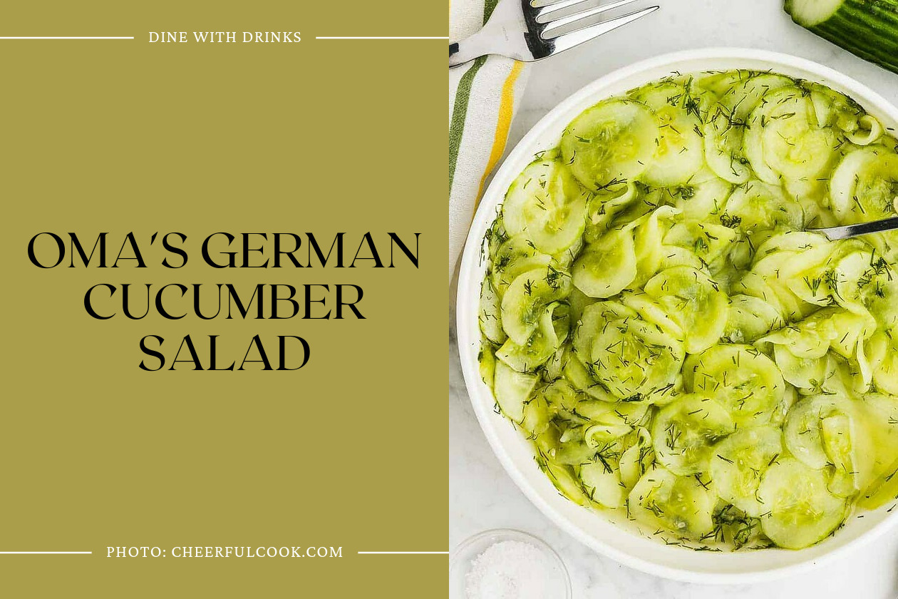 Oma's German Cucumber Salad