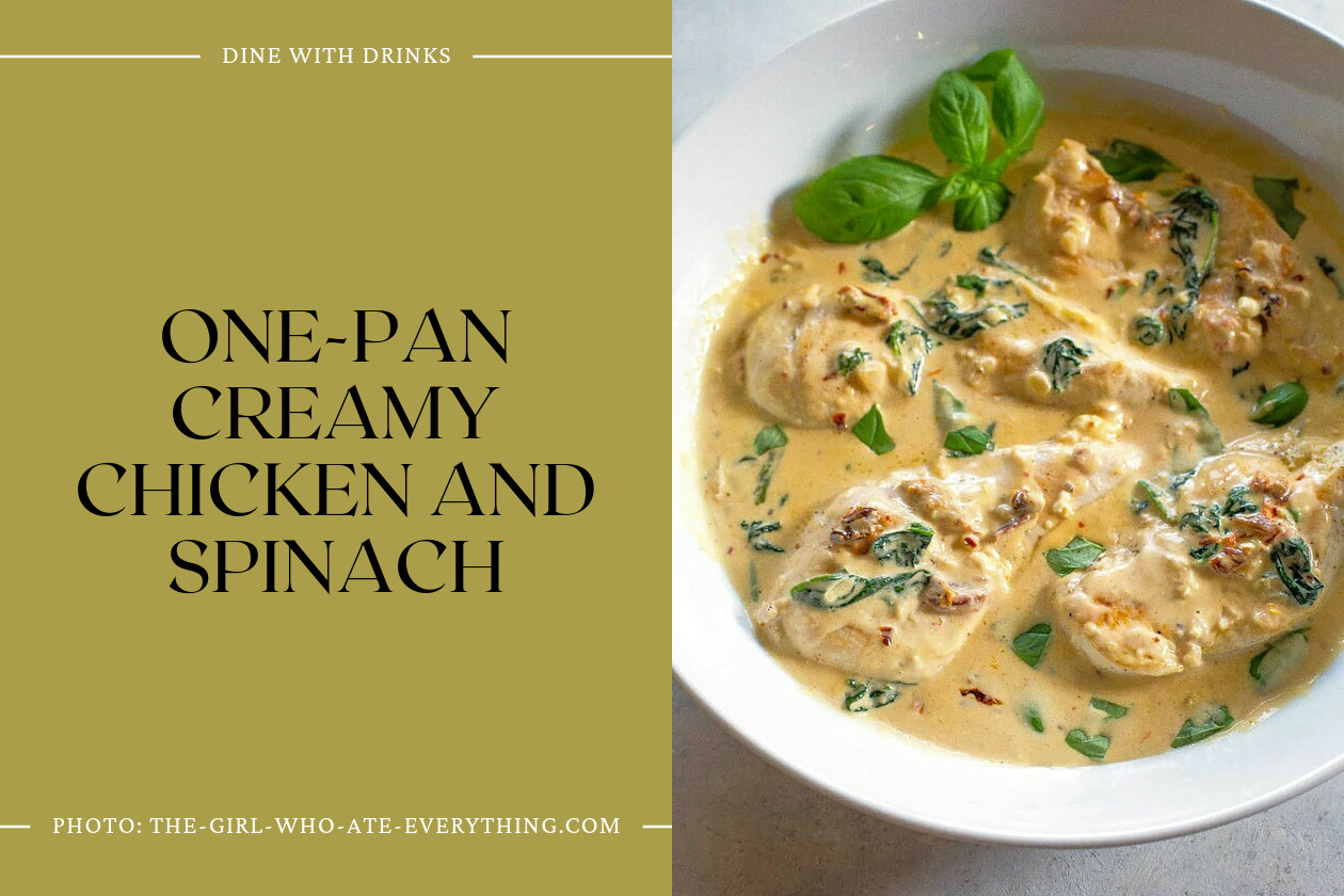 One-Pan Creamy Chicken And Spinach