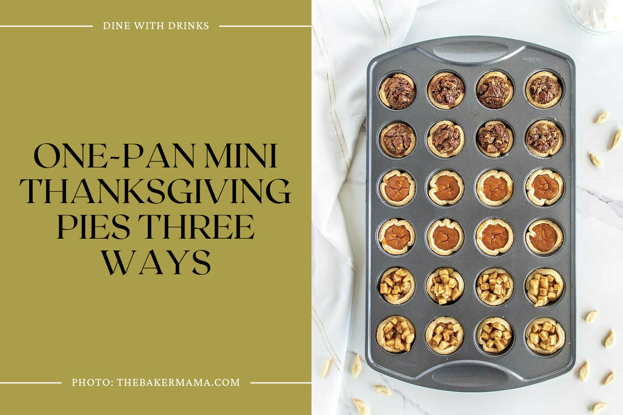 One-Pan Mini Thanksgiving Pies Three Ways