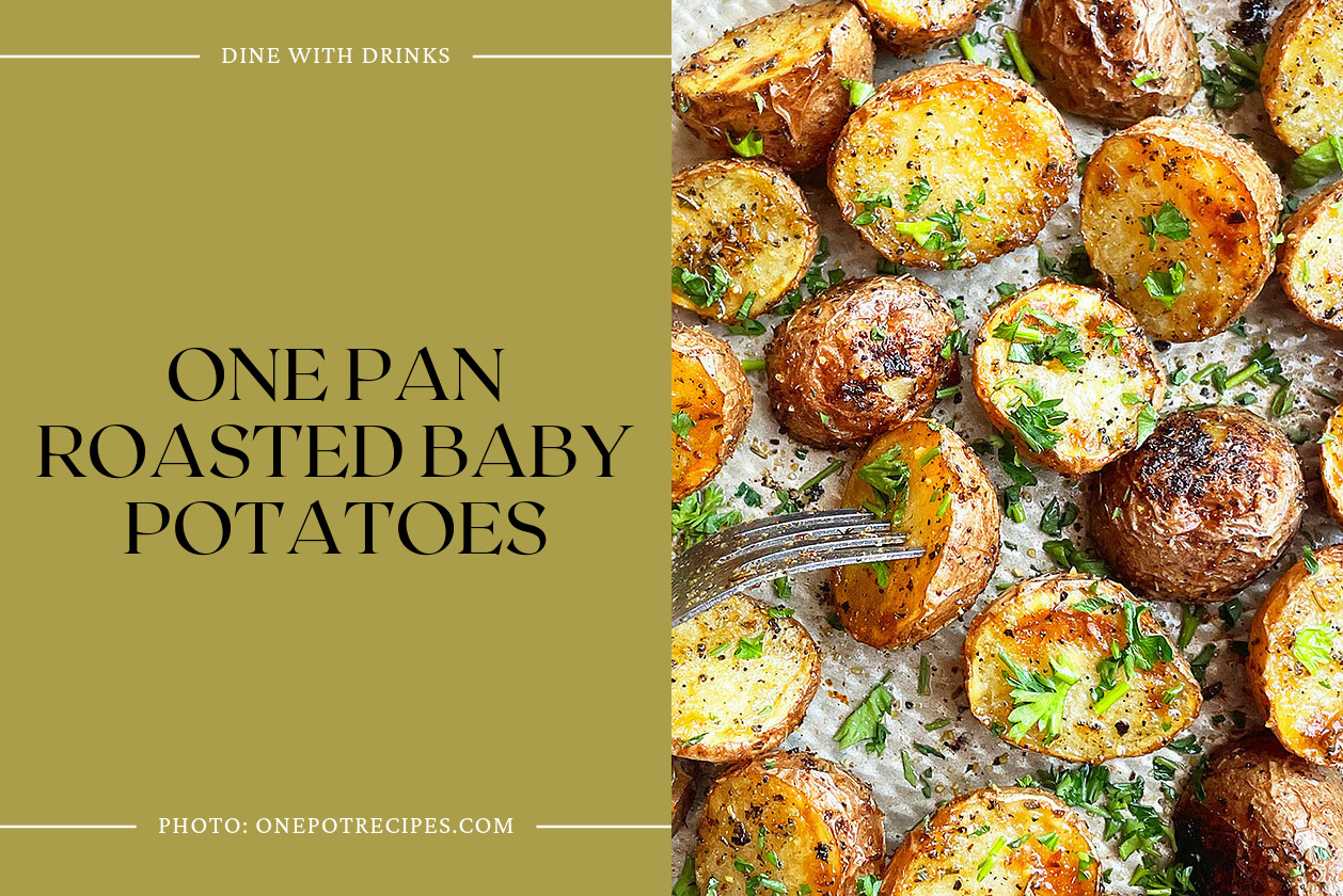 One Pan Roasted Baby Potatoes