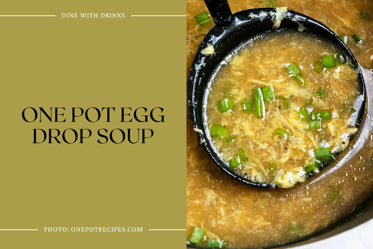 One Pot Egg Drop Soup