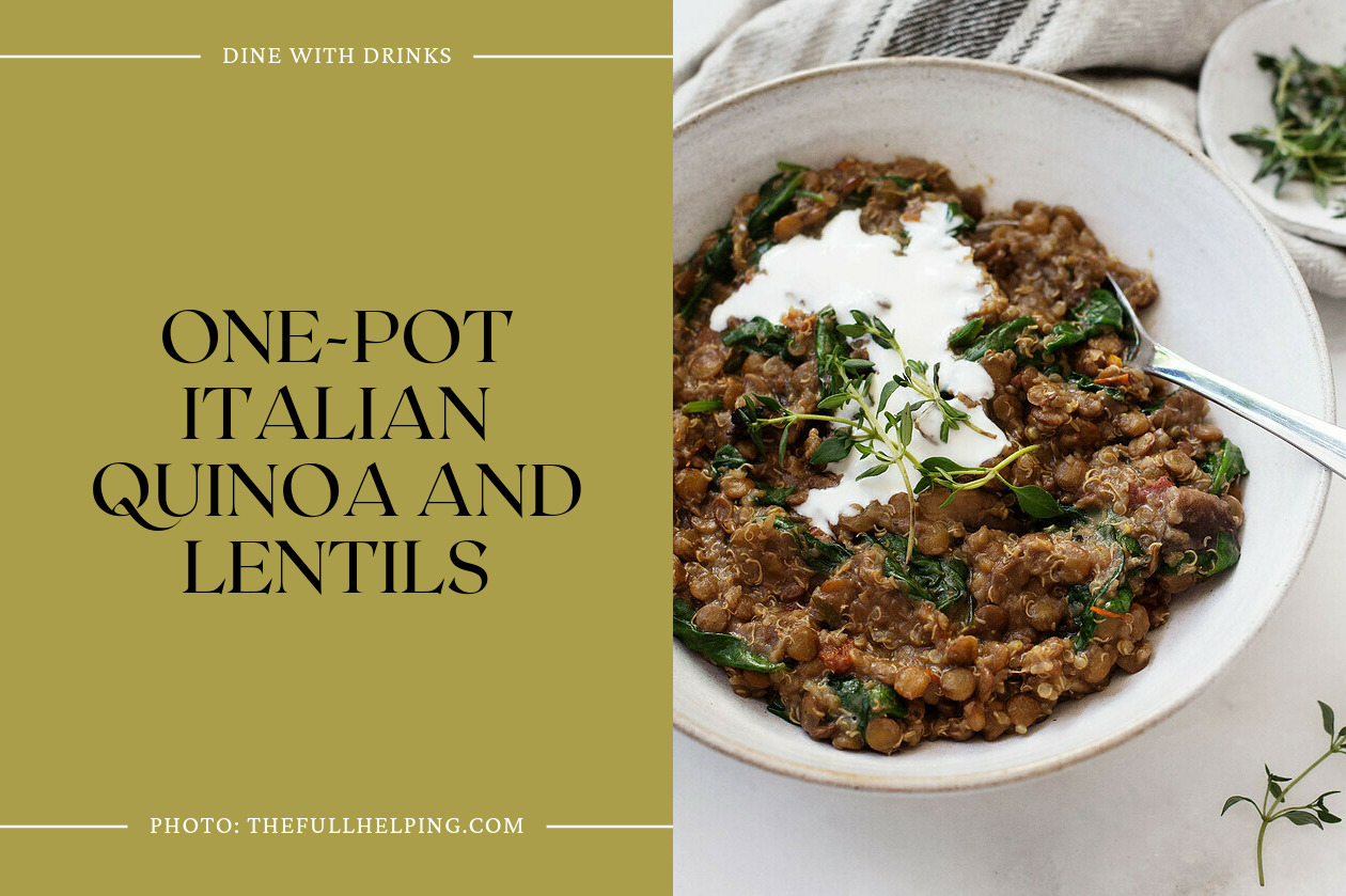 One-Pot Italian Quinoa And Lentils