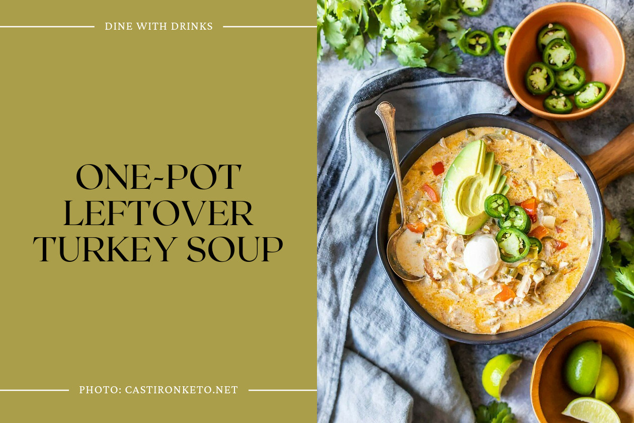 One-Pot Leftover Turkey Soup