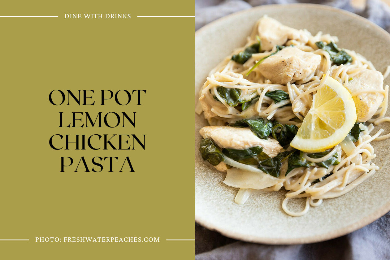 One Pot Lemon Chicken Pasta