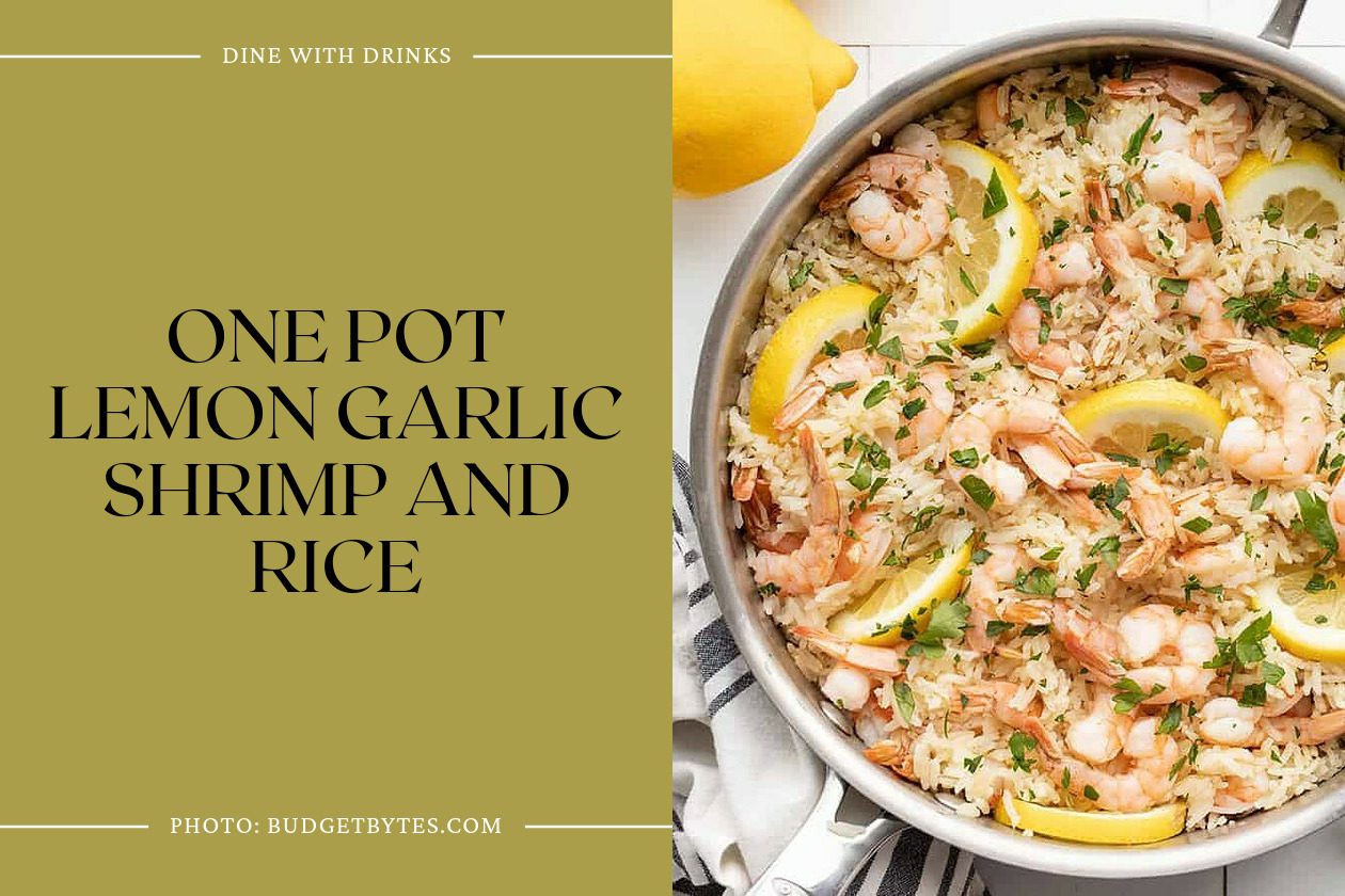 One Pot Lemon Garlic Shrimp And Rice