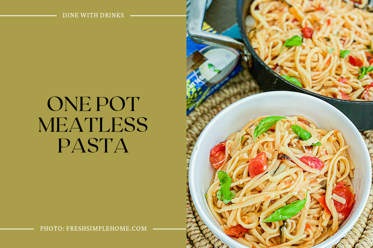 One Pot Meatless Pasta