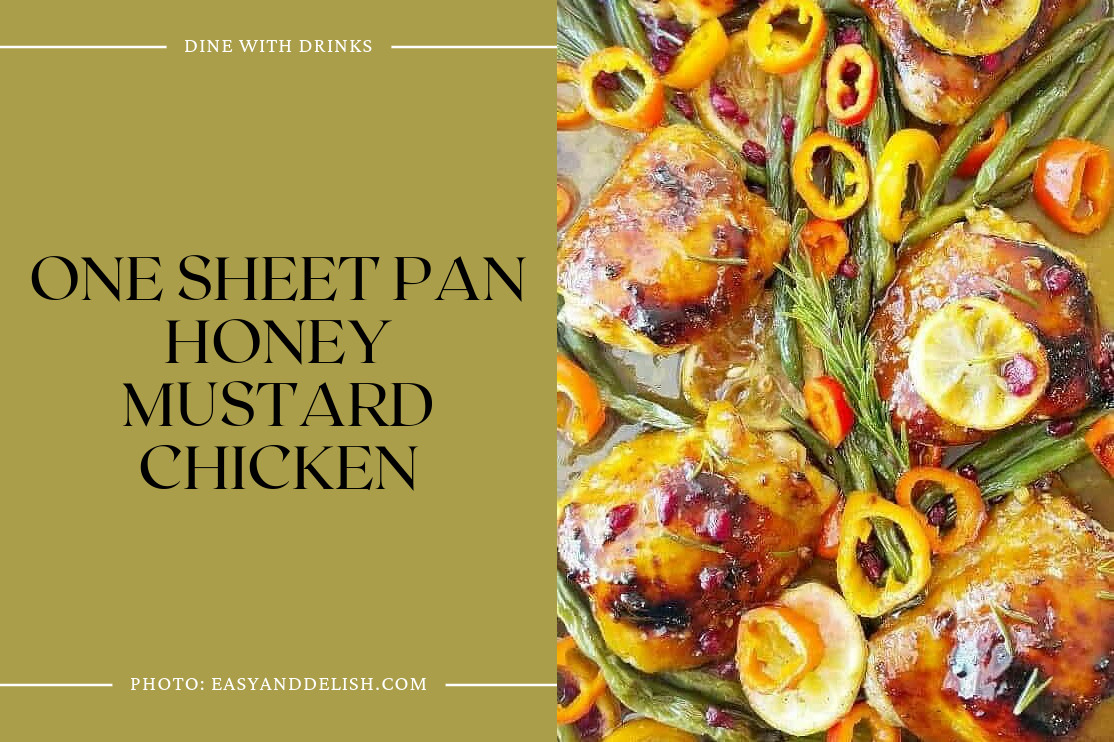 One Sheet Pan Honey Mustard Chicken