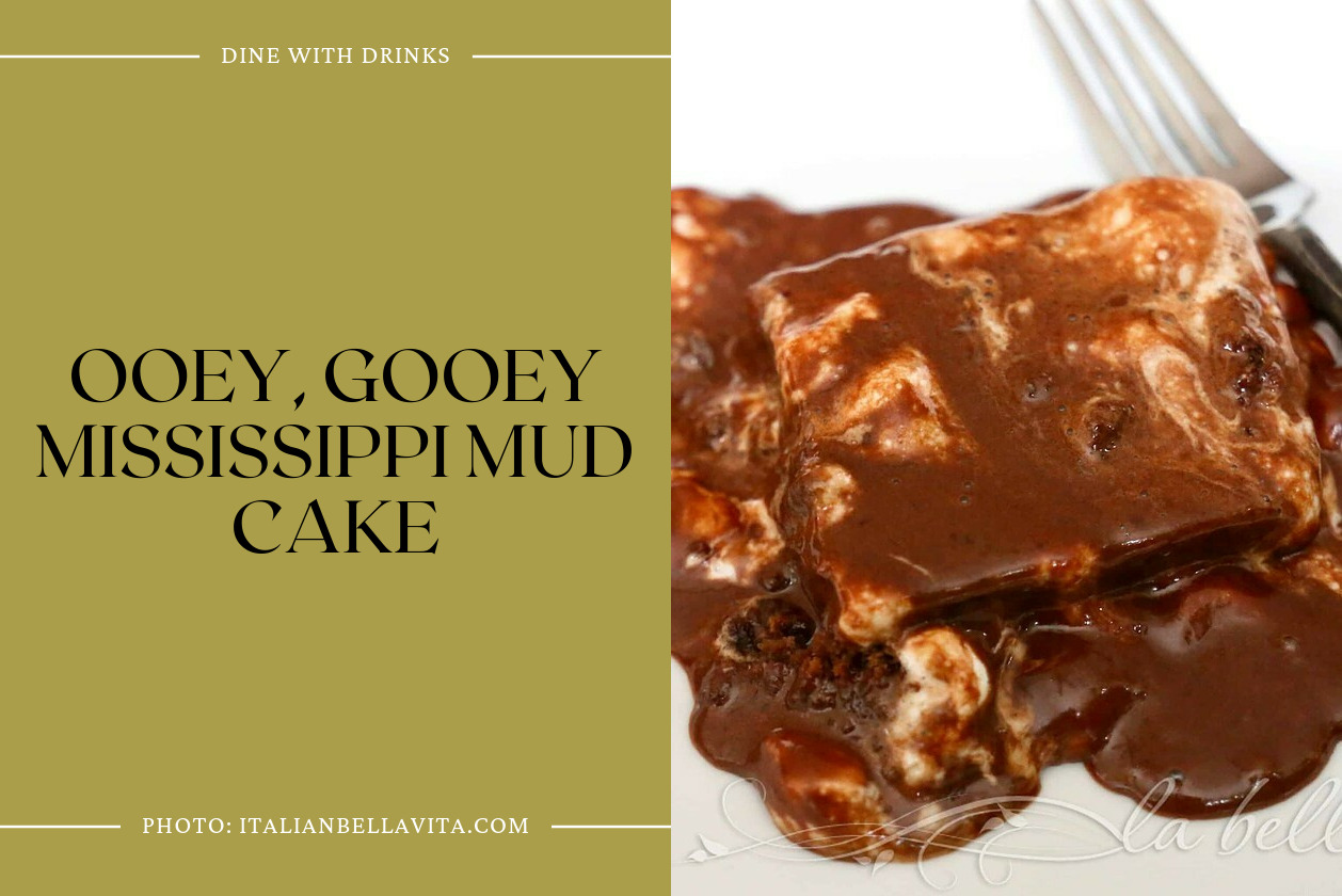 Ooey, Gooey Mississippi Mud Cake