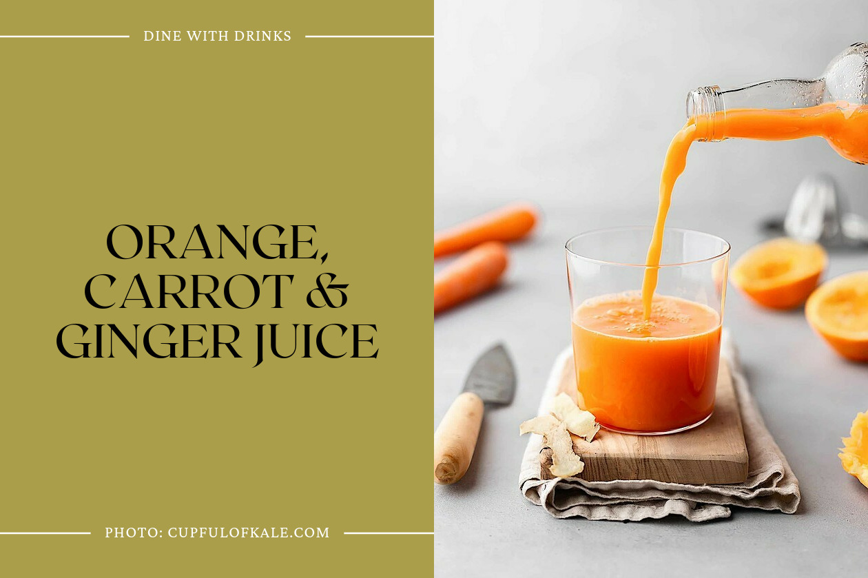 Orange, Carrot & Ginger Juice