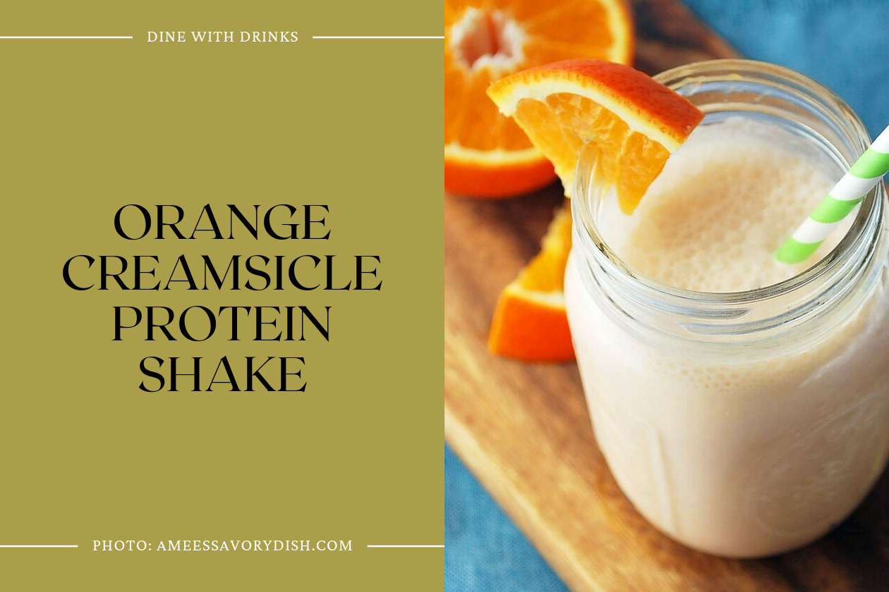 Orange Creamsicle Protein Shake