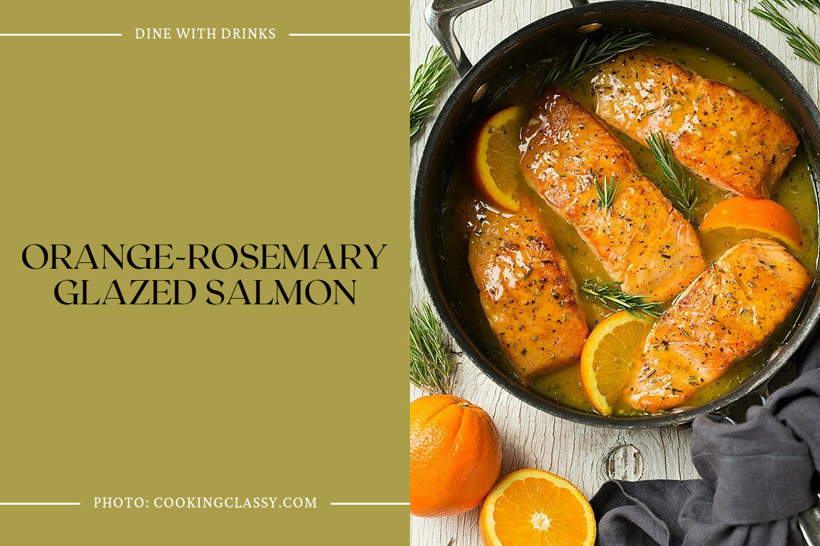 Orange-Rosemary Glazed Salmon