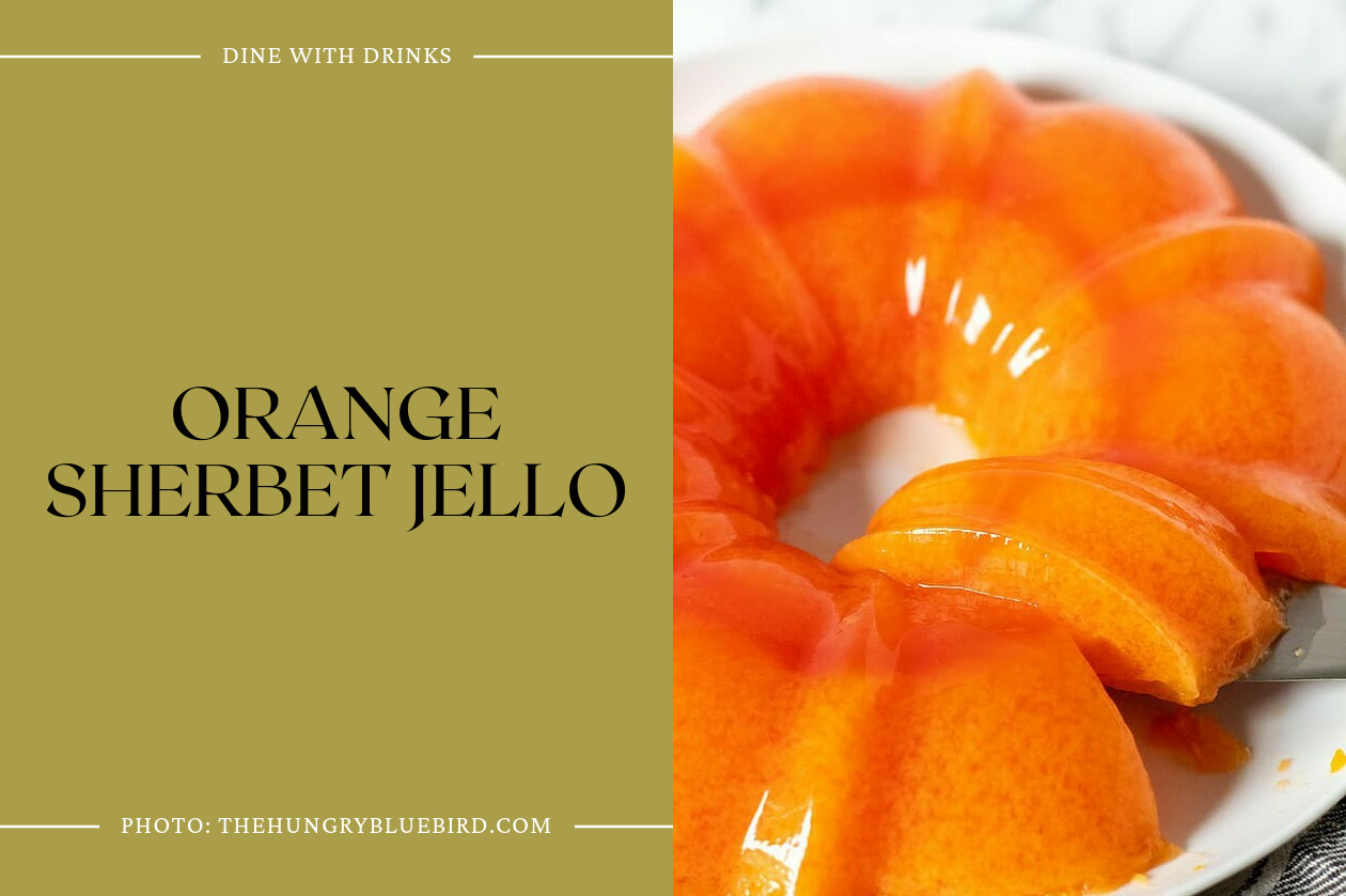 Orange Sherbet Jello