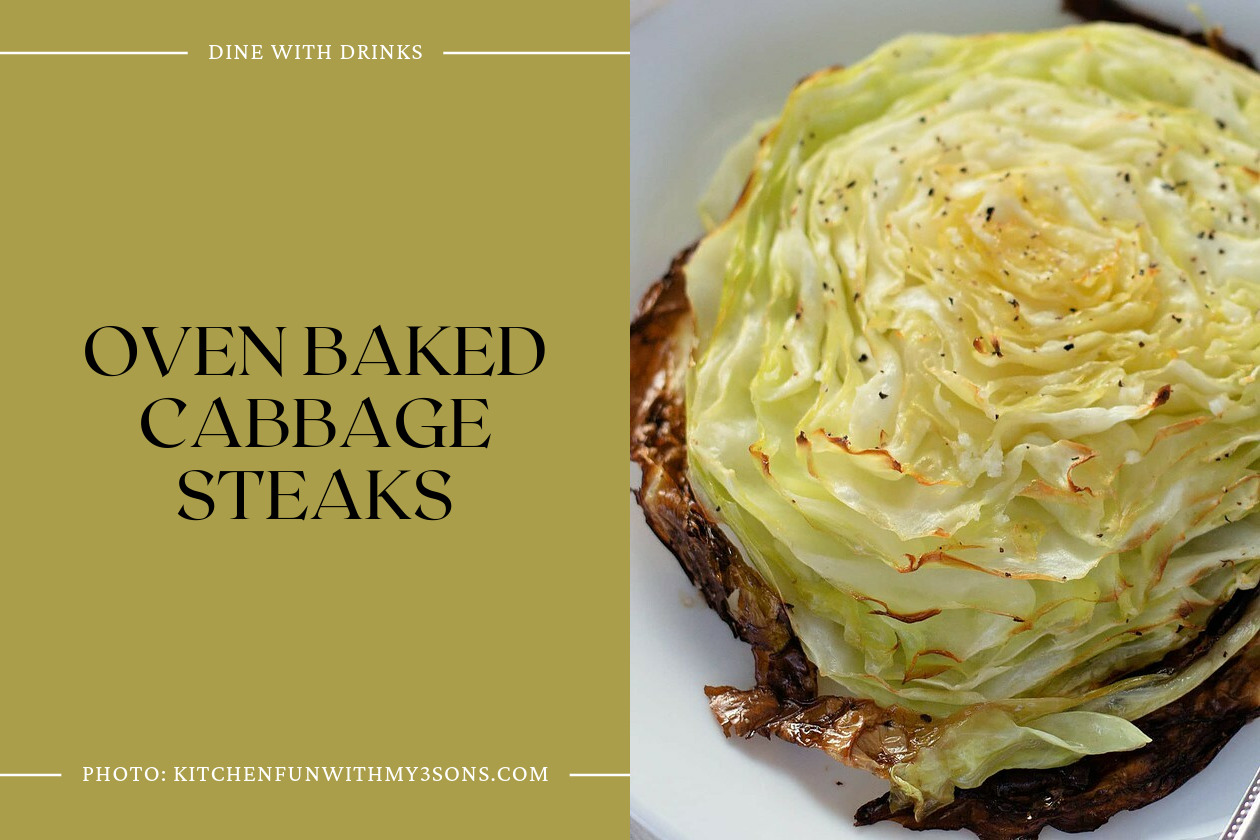 Oven Baked Cabbage Steaks
