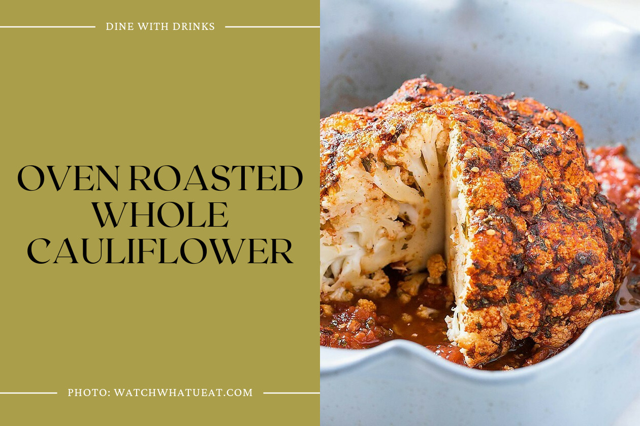 Oven Roasted Whole Cauliflower