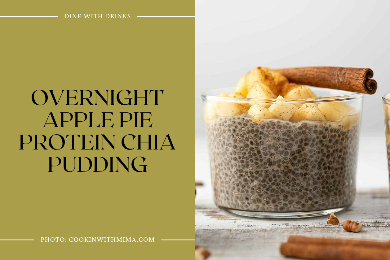 Overnight Apple Pie Protein Chia Pudding