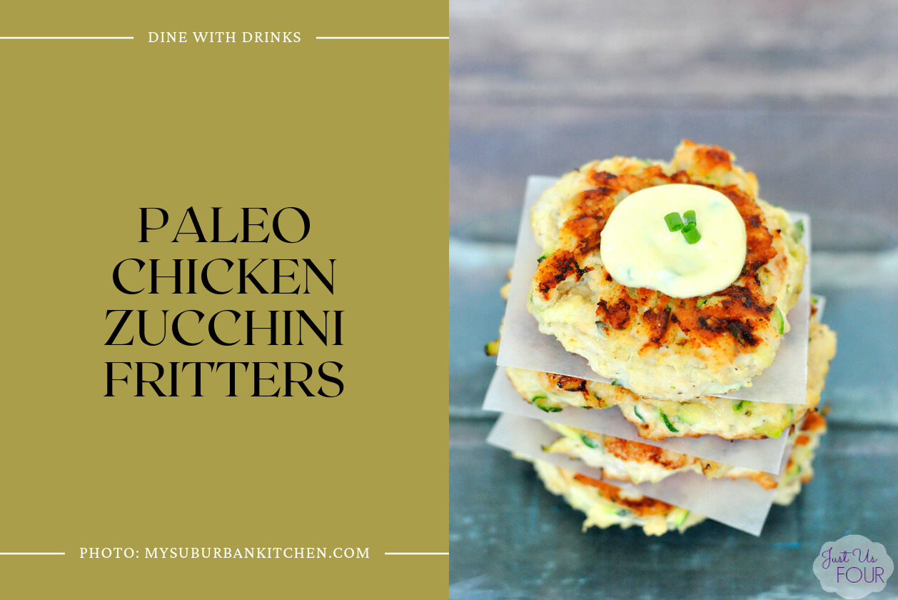 Paleo Chicken Zucchini Fritters