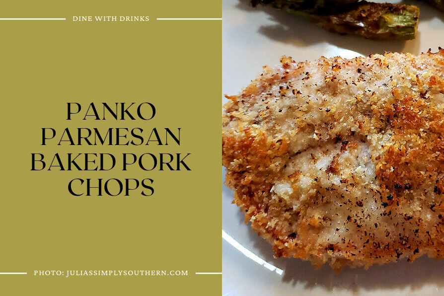 Panko Parmesan Baked Pork Chops