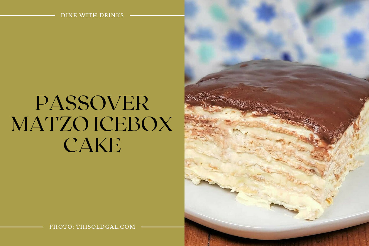 Passover Matzo Icebox Cake