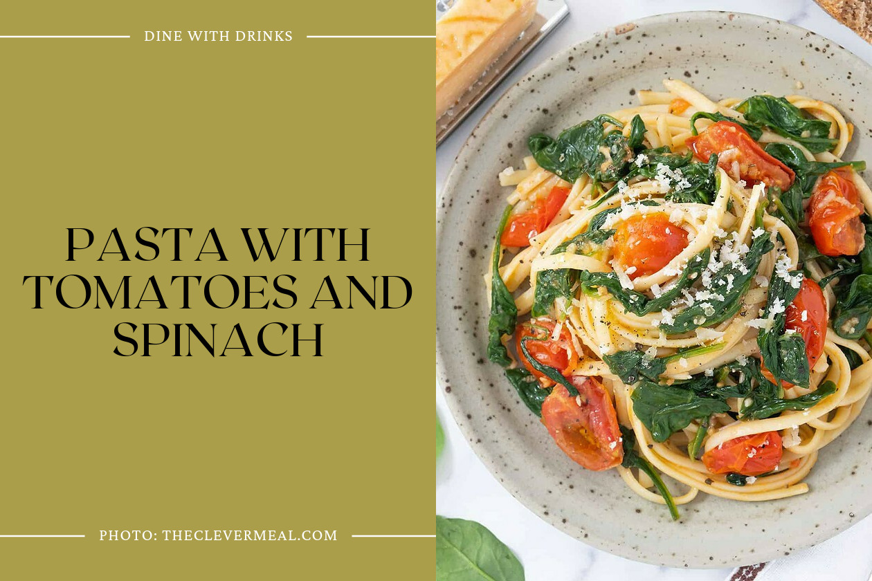 Pasta With Tomatoes And Spinach