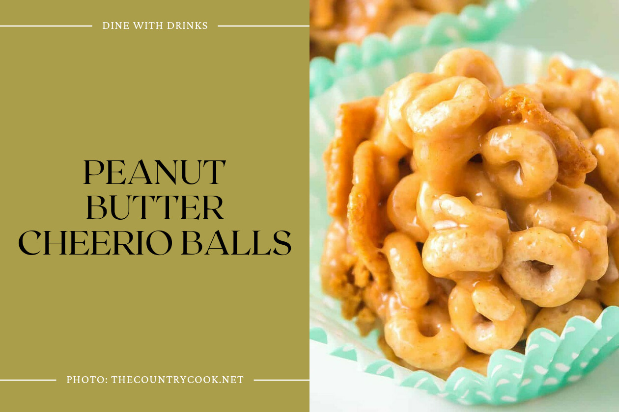 Peanut Butter Cheerio Balls
