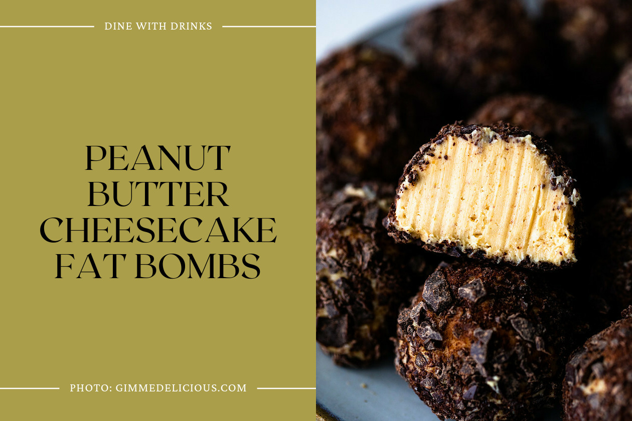 Peanut Butter Cheesecake Fat Bombs