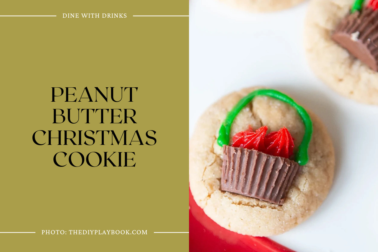 Peanut Butter Christmas Cookie