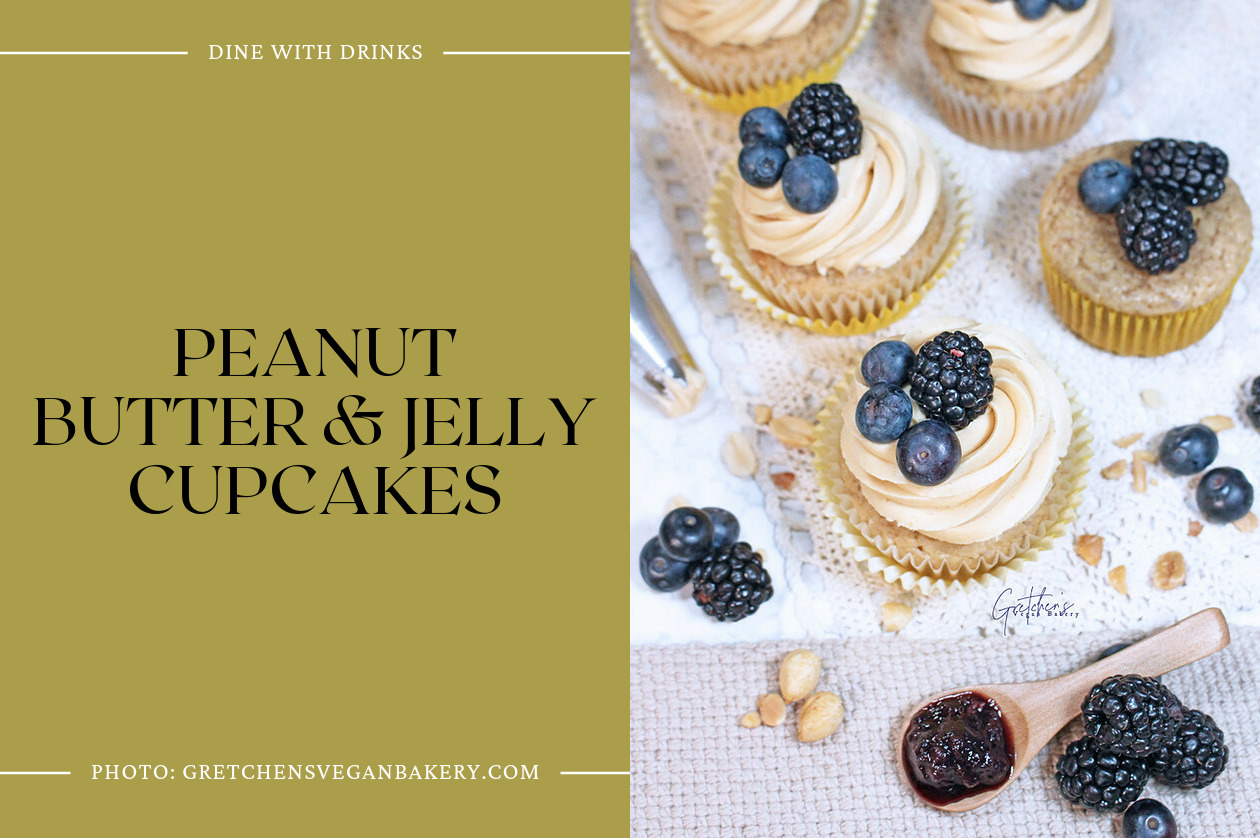 Peanut Butter & Jelly Cupcakes