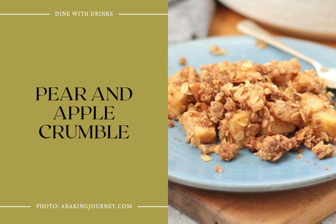 Pear And Apple Crumble