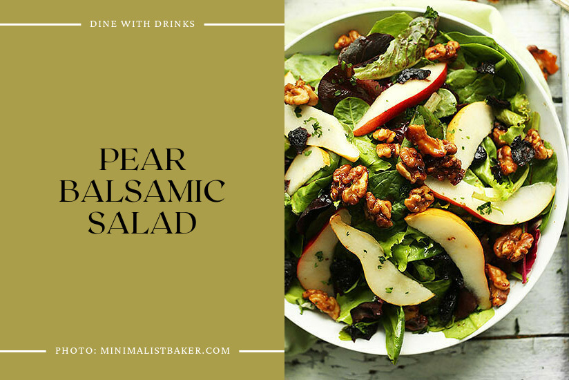 Pear Balsamic Salad
