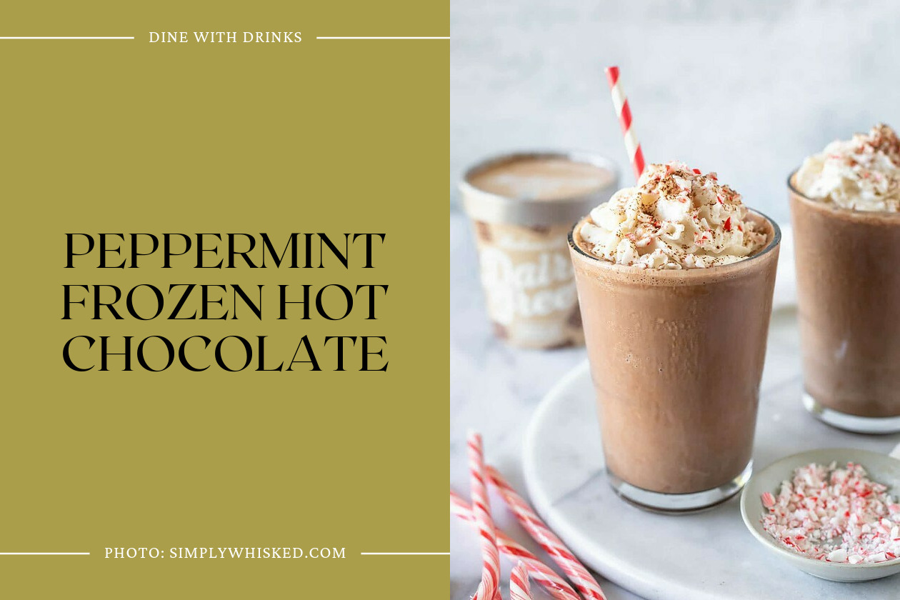 Peppermint Frozen Hot Chocolate