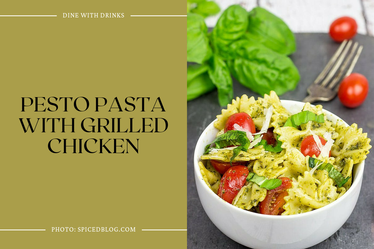 Pesto Pasta With Grilled Chicken