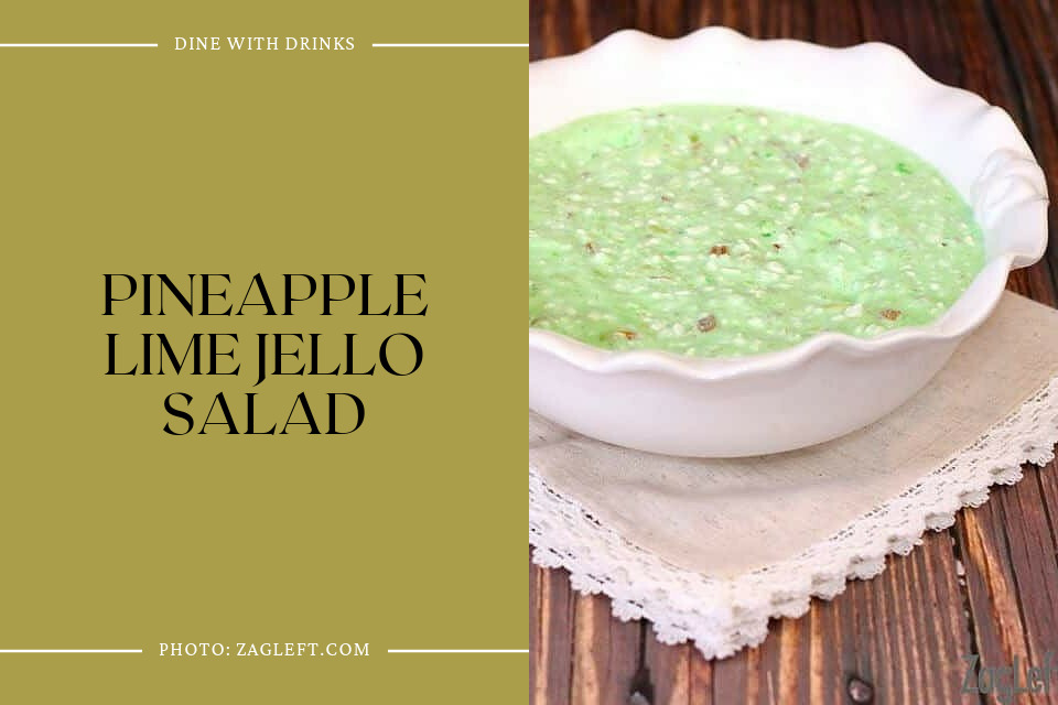 Pineapple Lime Jello Salad