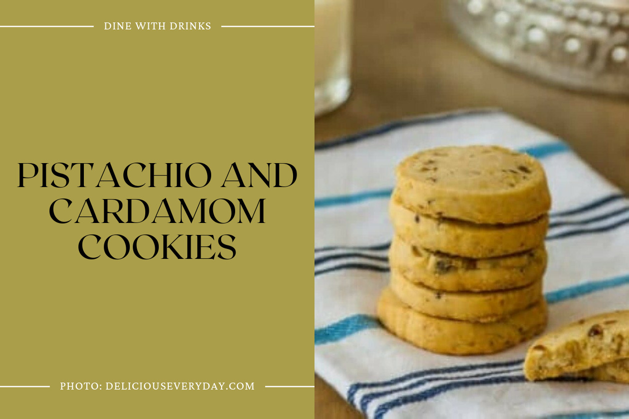 Pistachio And Cardamom Cookies
