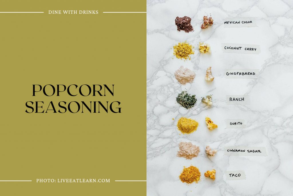 12 Best Homemade Popcorn Seasoning Recipes | DineWithDrinks