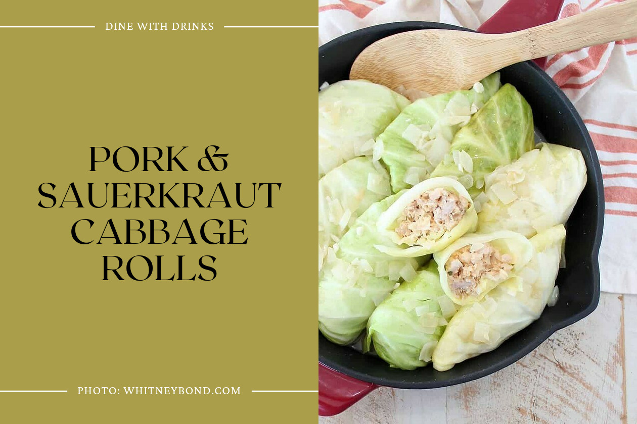Pork & Sauerkraut Cabbage Rolls