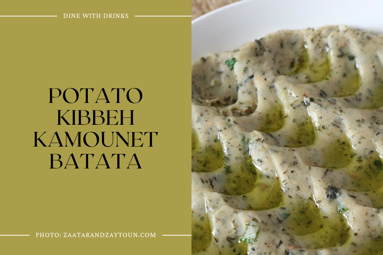 Potato Kibbeh Kamounet Batata