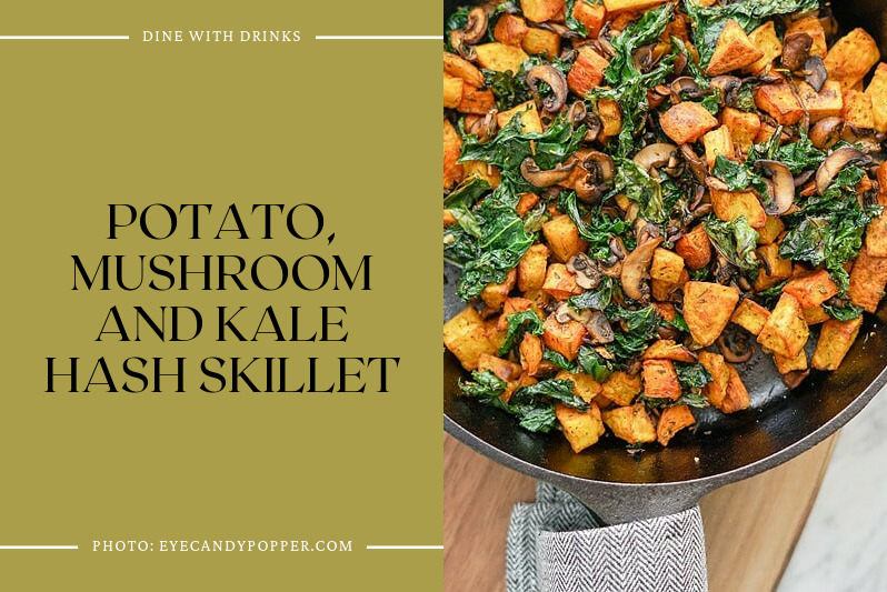 Potato, Mushroom And Kale Hash Skillet