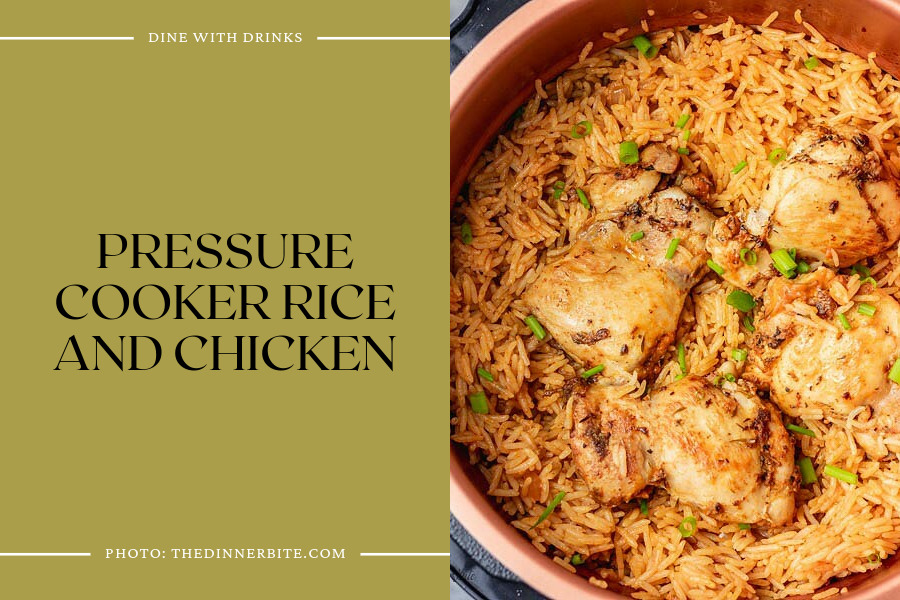 Pressure Cooker Rice And Chicken