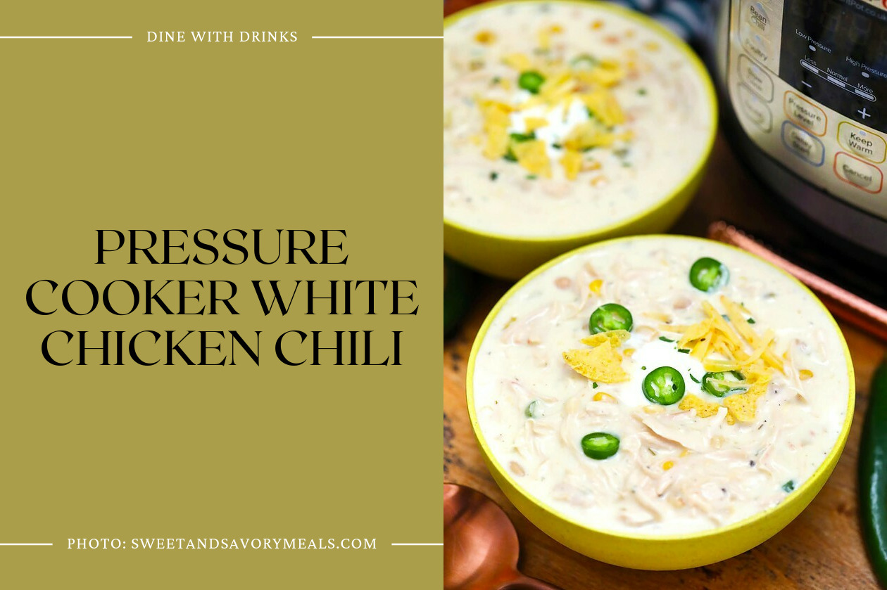 Pressure Cooker White Chicken Chili