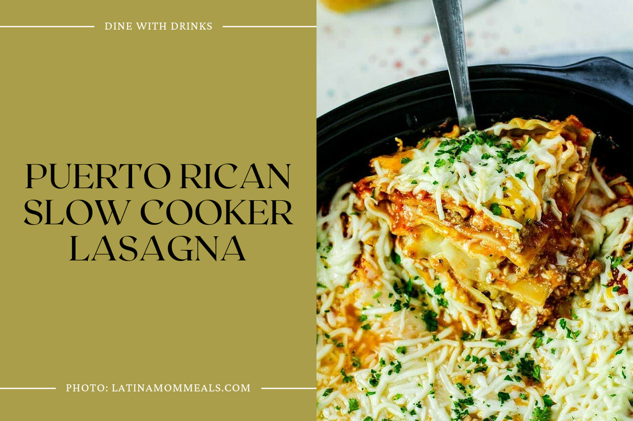 Puerto Rican Slow Cooker Lasagna