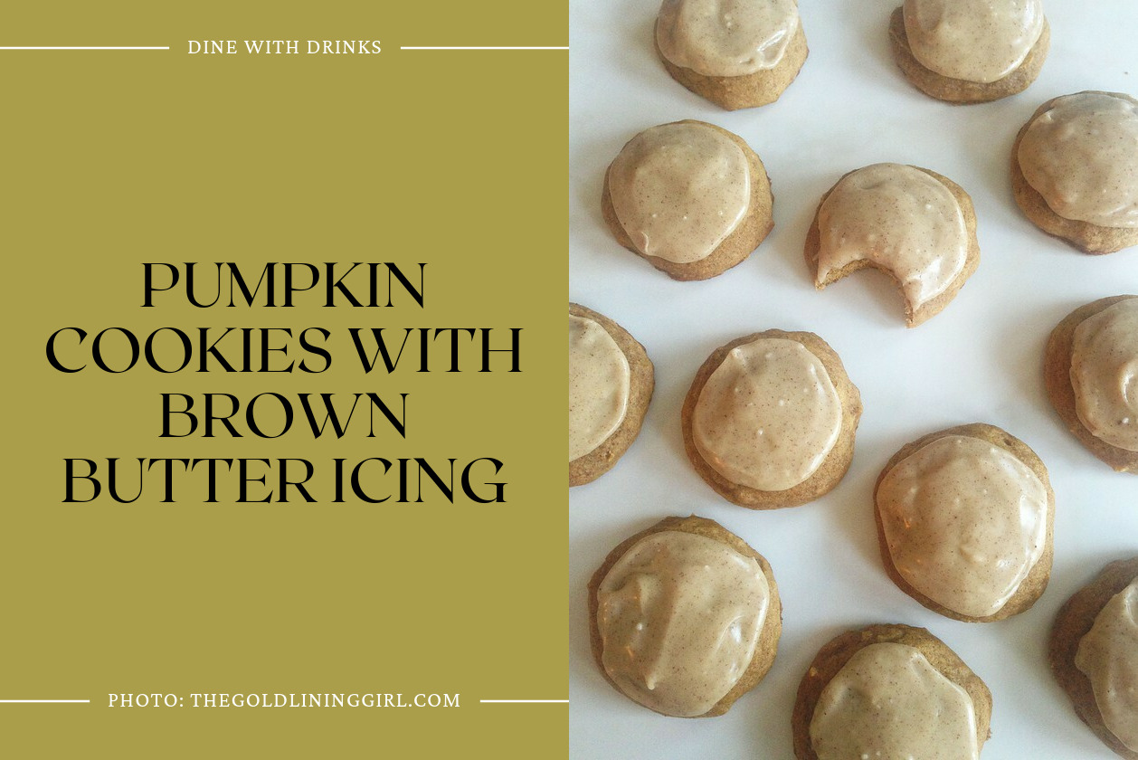 Pumpkin Cookies With Brown Butter Icing