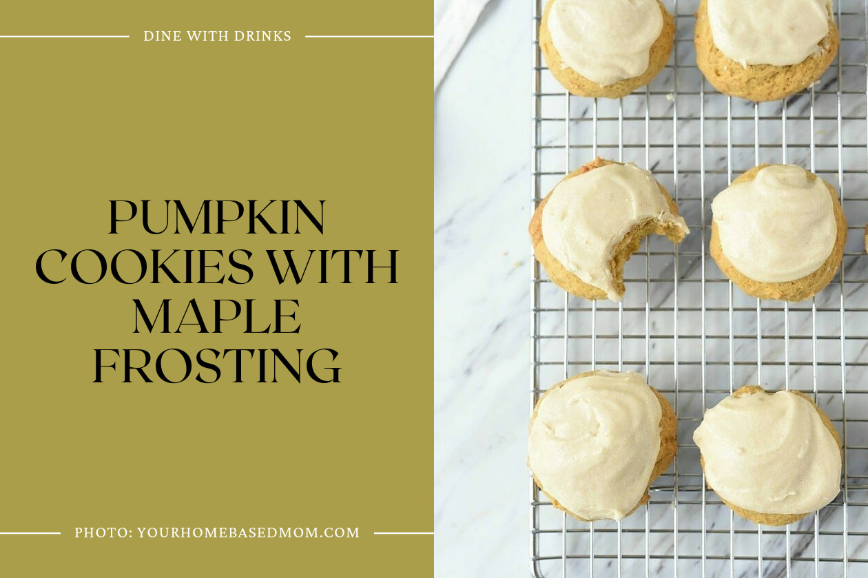 Pumpkin Cookies With Maple Frosting