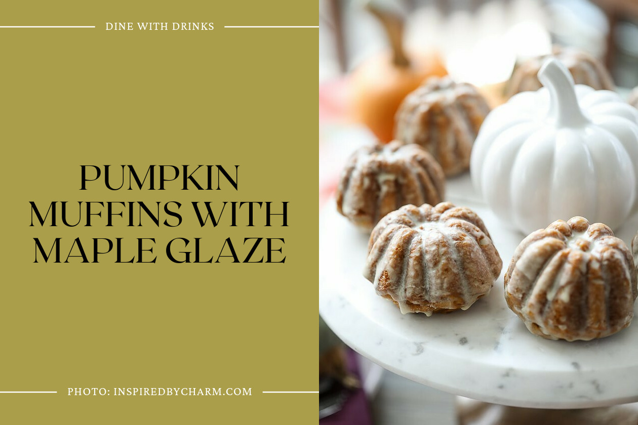 Pumpkin Muffins With Maple Glaze