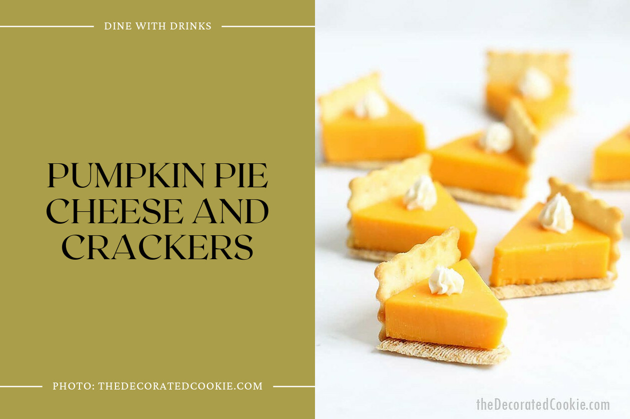 Pumpkin Pie Cheese And Crackers
