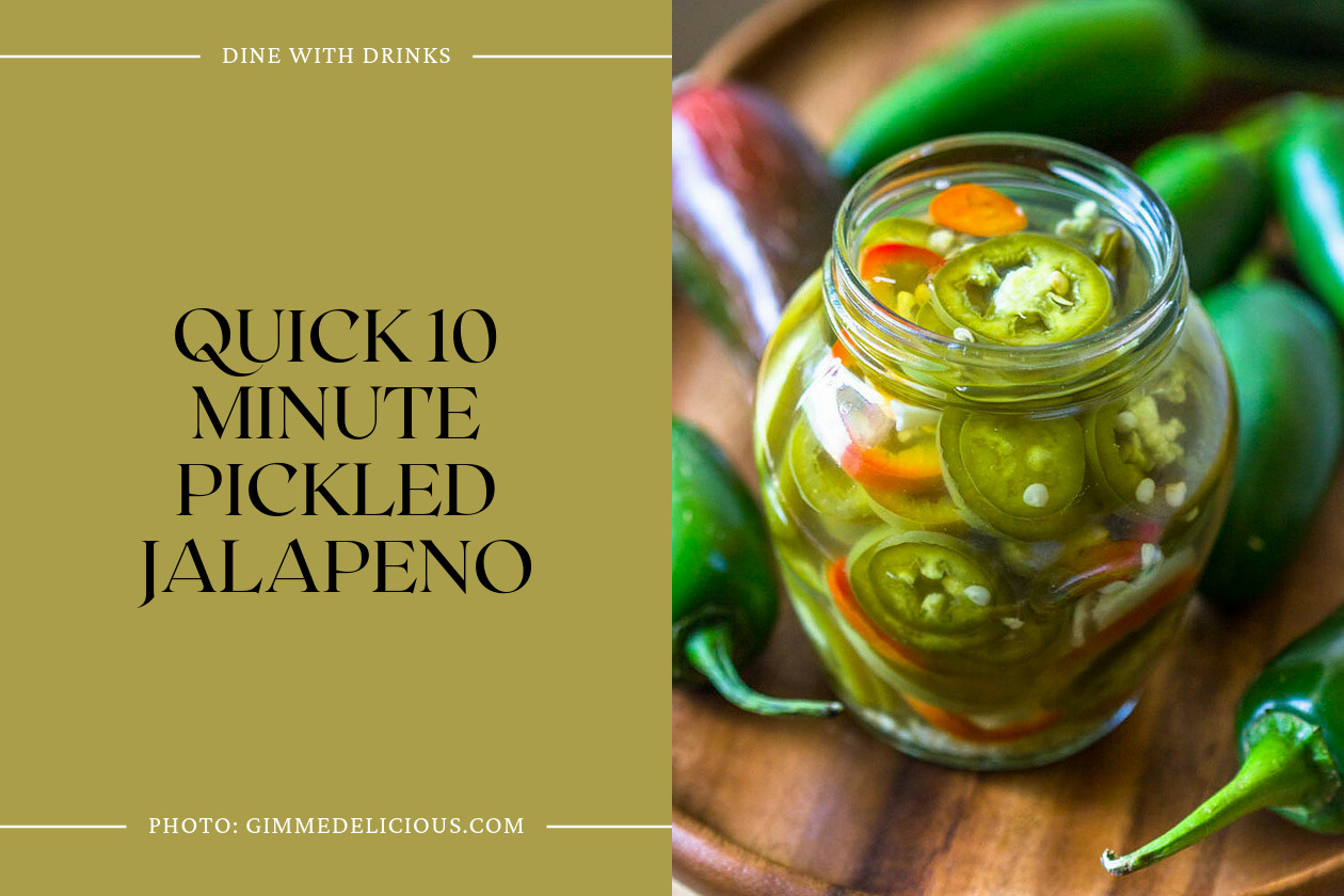 Quick 10 Minute Pickled Jalapeno