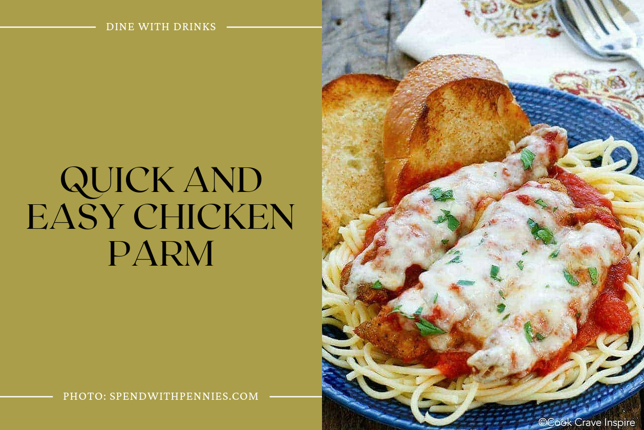 Quick And Easy Chicken Parm