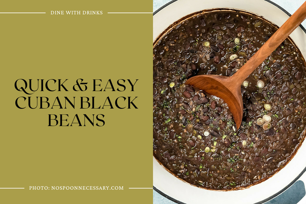 Quick & Easy Cuban Black Beans